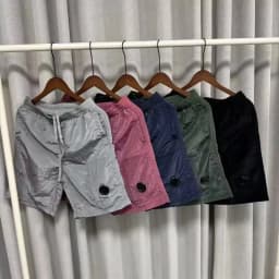 Y2K style men's casual pants, mirror detail drawstring street style, casual summer boyfriend-style short pants