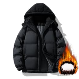 Hooded Cotton Coat for Men and Women - Winter Cotton Jacket for Couples - Thick Cotton Coat for Lovers - Outerwear for Couples