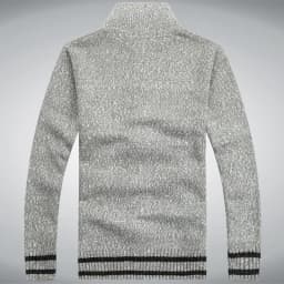Cotton Man Sweater Shark Autumn Cardigan Overcoat Casual White Red Mens Winter Jacket 2022
