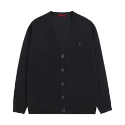 CH Women's V-Neck Knit Cardigan Long Sleeve Button Front Soft Casual Sweater Jacket for Office Daily Wear