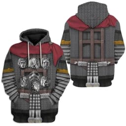 Medieval Templar Knight Graphic Hoodie Men Funny Cosplay Costume Streetwear 3d Printed Uniform Hoodies Fashion Hooded Pullover