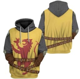 Medieval Templar Knight Graphic Hoodie Men Funny Cosplay Costume Streetwear 3d Printed Uniform Hoodies Fashion Hooded Pullover