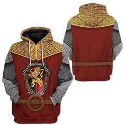Medieval Templar Knight Graphic Hoodie Men Funny Cosplay Costume Streetwear 3d Printed Uniform Hoodies Fashion Hooded Pullover