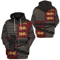 Medieval Templar Knight Graphic Hoodie Men Funny Cosplay Costume Streetwear 3d Printed Uniform Hoodies Fashion Hooded Pullover