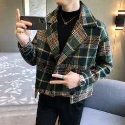 Spring Autumn Windbreaker Male Coats Short High Quality Joker Luxury Designer Clothing Fashion 2025 Y2k Men's Overcoat Jackets