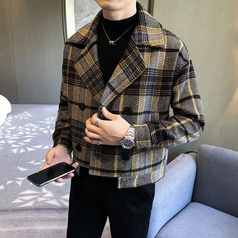 Spring Autumn Windbreaker Male Coats Short High Quality Joker Luxury Designer Clothing Fashion 2025 Y2k Men's Overcoat Jackets