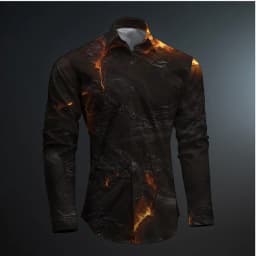 2024 New Geometry 3D Printing Color Block Abstract Fashion Casual Men's Shirt Party Street Spring and Autumn Lapel Long Sleeve