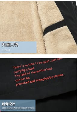 Oversized 12XL Winter Coat Men's Fleece-Lined Thickened Casual Workwear Jacket Hooded Loose Fit Warm big size jacket