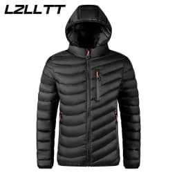 New Autumn Winter Men Warm Waterproof Parkas Jacket Coat Mens Hooded Casual Brand Windproof Thick Outwear Hat Parkas Jacket Male