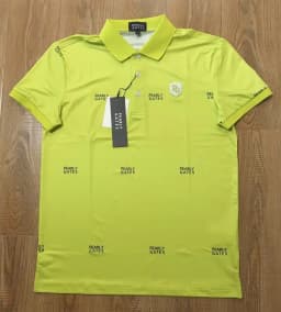 PEARLYGATES Golf Short Sleeve Men's Quick Drying 2026 Summer New Golf Non Ironing T-shirt Men's Top Polo Shirt 3077