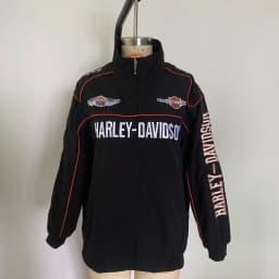 Harley Davidson Man Embroidery Jacket Autumn Winter Motorcycle Cycling Uniform Jacket Racing Suit Lady Outdoor Keep Warm Coat