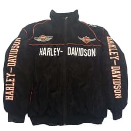 Harley Davidson Man Embroidery Jacket Autumn Winter Motorcycle Cycling Uniform Jacket Racing Suit Lady Outdoor Keep Warm Coat