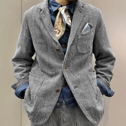 Herringbone pattern jacket standalone jacket business and workplace gentleman jacket runway style