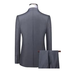 Suit S-7XL (Blazer+Pants) Men Korean Version of Slim-fit Work Clothes Solid Color Fashion Business Casual Wedding Gentleman Suit