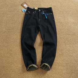 2025 Autumn New American Retro Heavyweight High-end Comfort Jeans Men's Fashion 100% Cotton Washed Straight Casual Pencil Pants
