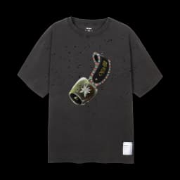 Satisfy MothTech Old Ripped Breathable Printed Casual Sports Running Short Sleeve T-Shirt