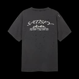 Satisfy MothTech Old Ripped Breathable Printed Casual Sports Running Short Sleeve T-Shirt
