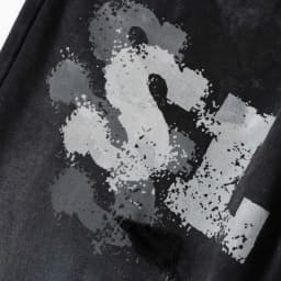 Graffiti Solied SSSAINT LOUIS Hole Damaged Casual Sweatpants Men Women Washed Distressed Loose Straight Track Pants Trousers