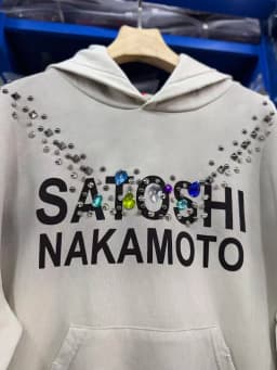 26fw SATOSHI NAKAMOTO NECKLACE Hoodie Men Women High Quality Heavy Fabric Hooded Pullover
