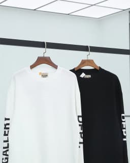 Gallery Dept Monogram Print Waffle Long Sleeve T-Shirt