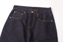 12oz 26SS Indigo Blue Lyocell Anti-Fade A-Line Curved-Cut Lightweight Comfortable Casual Denim Jeans for Men and Women Summer