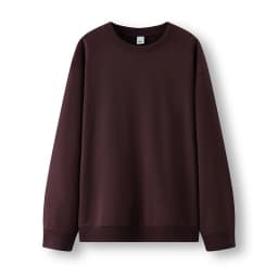 Semir Men Sweatshirt Solid Basic Crew Neck Slight Loose Knit Pullover Everyday Casual Style Autumn Top Daily Wear 2026