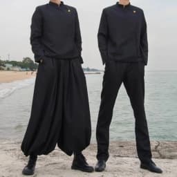 Mens Bloomers Dark Style Loose Japanese Casual Pants Summer Fashion Temperament Versatile Harem Wide-Leg Pants Men'S Clothing