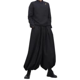 Mens Bloomers Dark Style Loose Japanese Casual Pants Summer Fashion Temperament Versatile Harem Wide-Leg Pants Men'S Clothing