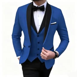 Solid Men's Wedding Suit One Button Shawl Lapel Jacket Vest Pants Dinner Groom Tuxedos Slim Fit Formal Business Suits