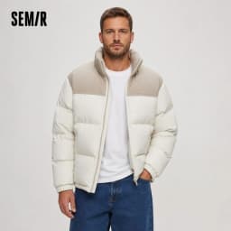 Semir Down Jacket Men Women 2024 New Winter Windproof Waterproof Outerwear Couple Puffer Jacket Cold-Proof Clothing