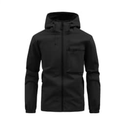 Men Spring Autumn Hooded Jacket Waterproof Outdoor Windbreaker Casual Zip Up Pocket Coat Outerwear