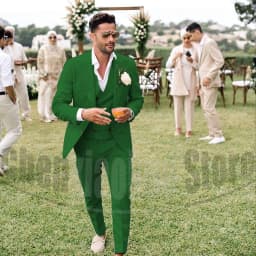 Summer Linen Men Suits 3 Piece Chic Single Breasted Peak Lapel Outfits Fashion Daily Casual Slim Groom Wedding Party Tuxedo