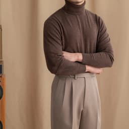 Mr. Deer San British Commuter Daily 30% Wool High Neck Slim Fit Sweater All-match Warm Base Sweater for Men
