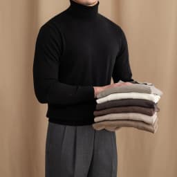 Mr. Deer San British Commuter Daily 30% Wool High Neck Slim Fit Sweater All-match Warm Base Sweater for Men