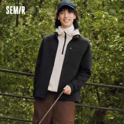 Semir Men Jacket Triple Layer Hooded Multifunction Outdoor Utility Layer Waterproof Windproof Autumn Outerwear 2026