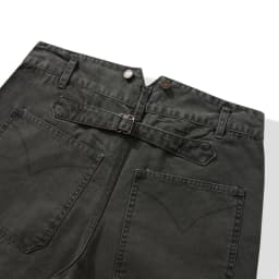 12OZ High-density Canvas YKK Zipper Wide-Legging Working Pants Ami Kaji Men's Pants
