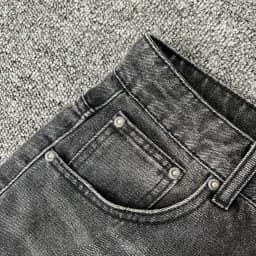 Real Photos Derschutze Jeans High Quality Pattern Embroidery Denim Trousers Retro Grey Street Men Women Pants