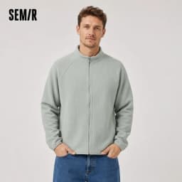 Semir Fleece Jacket Unisex 2025 Autumn Winter New Stand Collar Fleece Warm Liner Men's & Women's Clothing