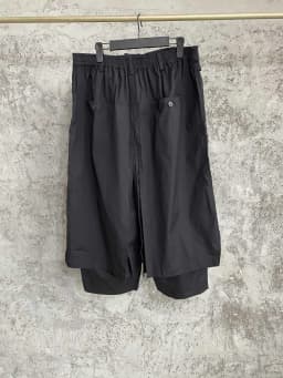 TOP-YAMAMOTO double-layered deconstructed caprix pants, Wang Yibo's same style pure cotton capsule shorts for men