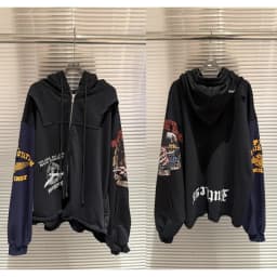 Protocol Reverse Stitching Zipper Sweatshirts High Quality Age Damage Sweatshirts Hoodies Men's Women's Coats