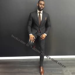 Classy Burgundy Wedding Mens Suits Slim Fit Bridegroom Tuxedos For Men Two Pieces Groomsmen Suit Formal Business Jackets