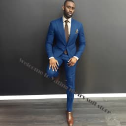 Classy Burgundy Wedding Mens Suits Slim Fit Bridegroom Tuxedos For Men Two Pieces Groomsmen Suit Formal Business Jackets
