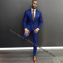 Classy Burgundy Wedding Mens Suits Slim Fit Bridegroom Tuxedos For Men Two Pieces Groomsmen Suit Formal Business Jackets
