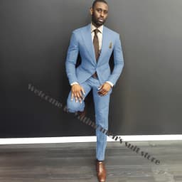 Classy Burgundy Wedding Mens Suits Slim Fit Bridegroom Tuxedos For Men Two Pieces Groomsmen Suit Formal Business Jackets