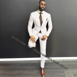 Classy Burgundy Wedding Mens Suits Slim Fit Bridegroom Tuxedos For Men Two Pieces Groomsmen Suit Formal Business Jackets
