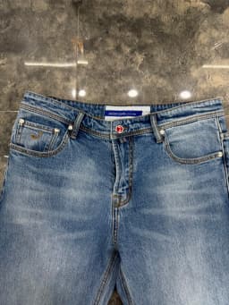 OECHSLI Jeans Thin Cotton Men 2026 Spring Summer new outdoors quality embroidery comfortable straight Big size 29-40 Pants