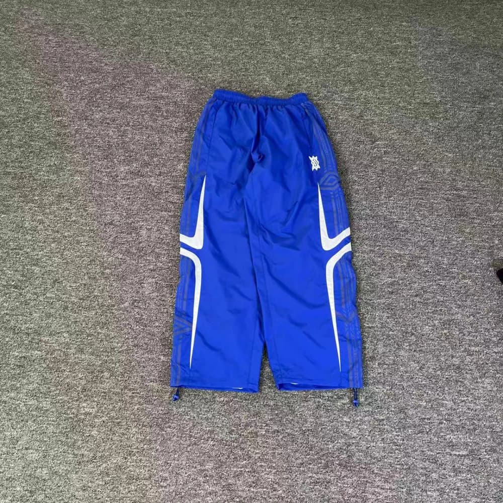 High Street Color Match Quick Dry Breathable Casual Trousers for Men and Women Elastic Waist Loose Baggy Pants Oversized