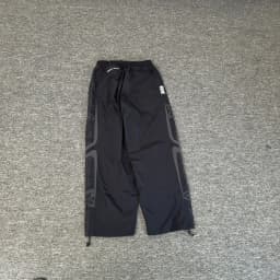 High Street Color Match Quick Dry Breathable Casual Trousers for Men and Women Elastic Waist Loose Baggy Pants Oversized