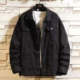 Spring and Autumn Denim Jacket Men's Denim Jacket Korean Version Trend