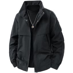 Jacket Men's Spring Autumn New Men Jacket Solid Color Jackets Casual Coat Men's Business Coats Size M-3XL 4XL 5XL